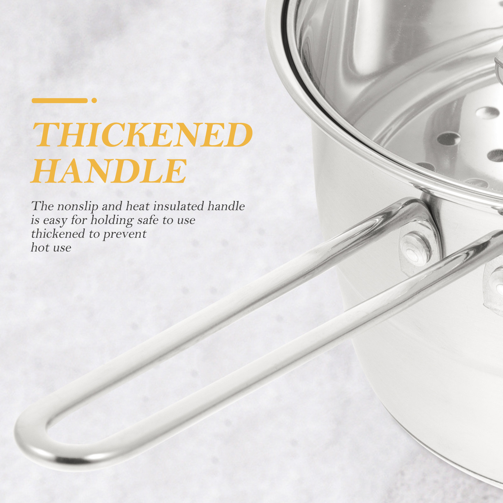 Baby Food Quality - 1Set Stainless Steel Milk Pot High
