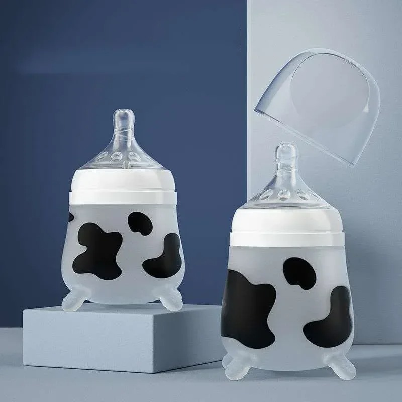 Baby Food Containers Glass - Baby Silicone Feeding Bottle Imitating Breast