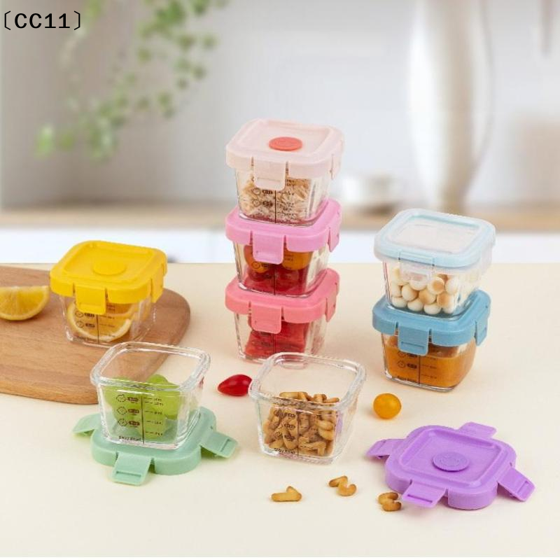 Baby Food Containers Glass - Spock 3 In1 Portable Baby Glass