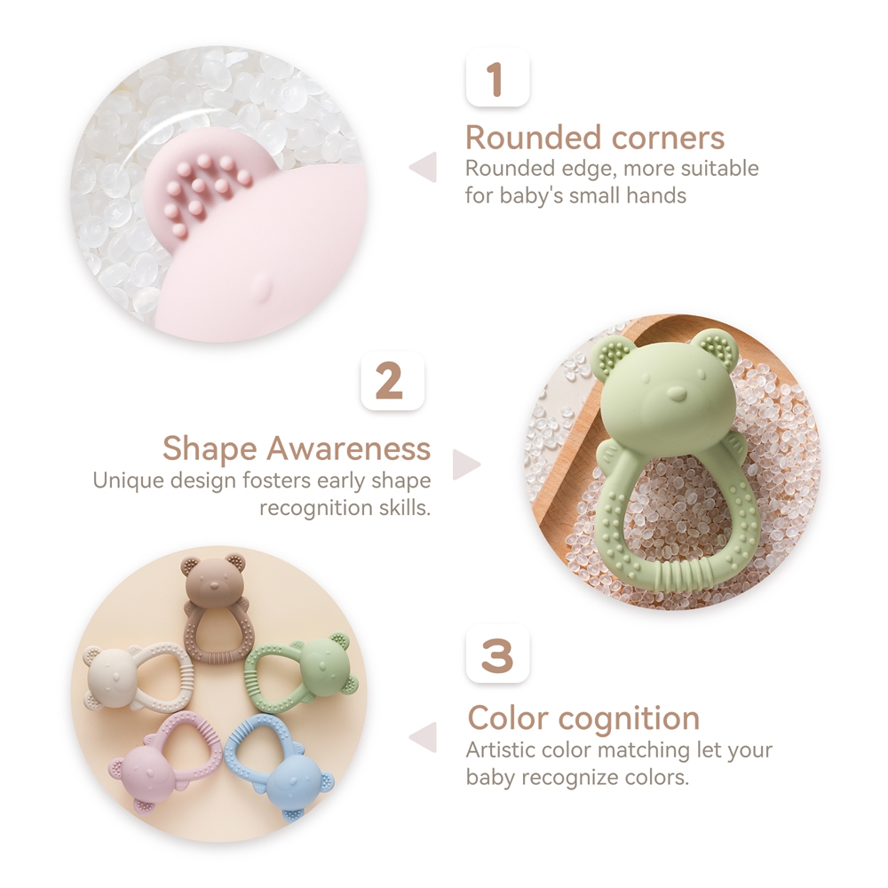 Baby Silicone Teether Bear Han – Baby Food Natural recenzja i cena