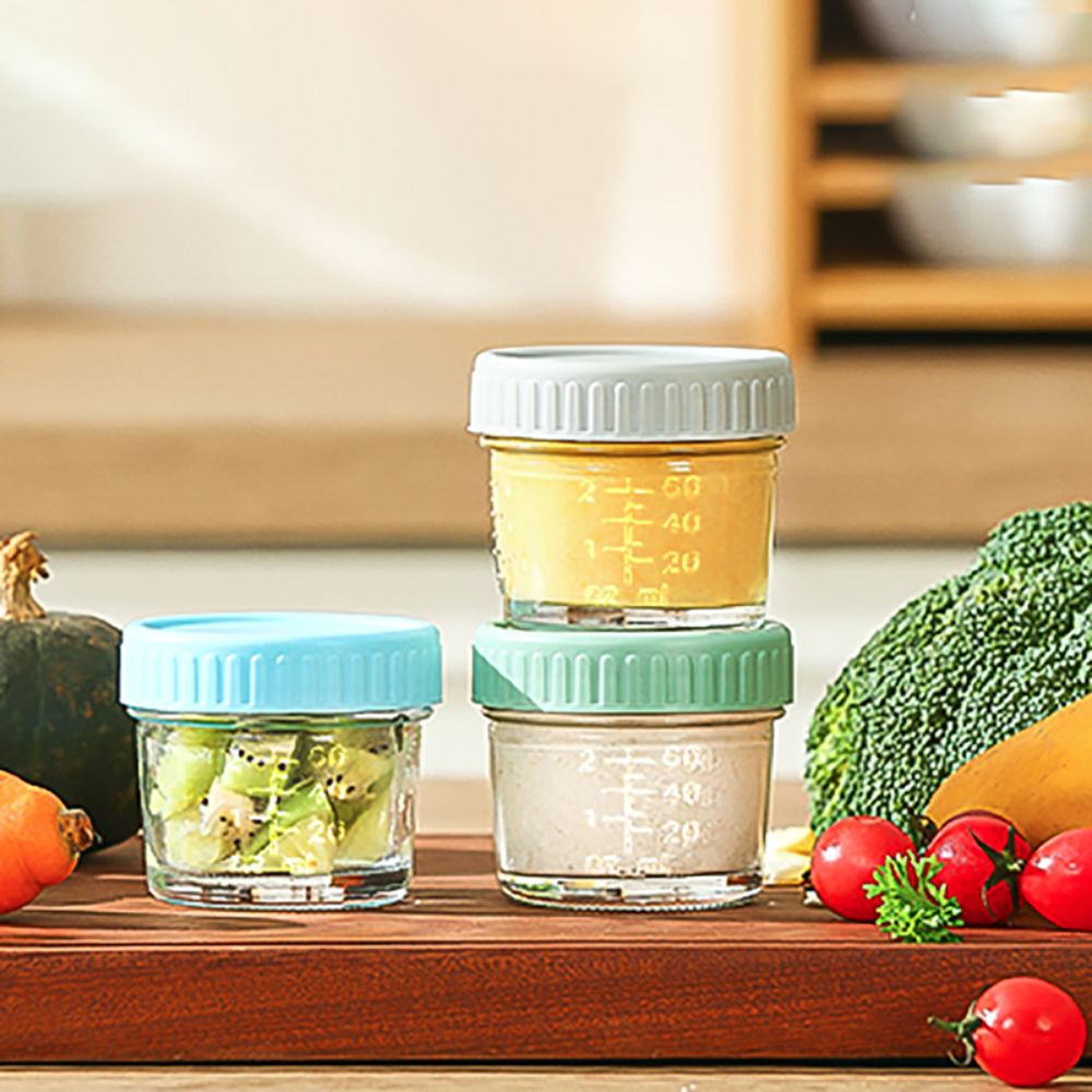 6pcs Multipurpose Glass Baby F – Baby Food Containers Glass recenzja i cena