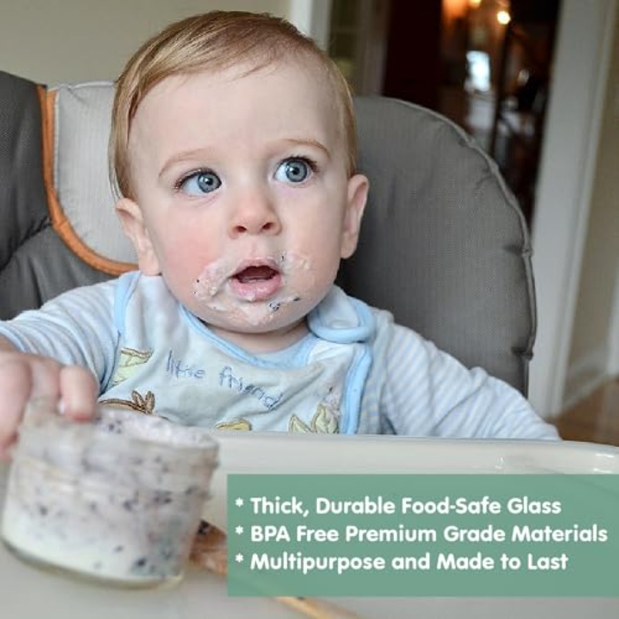 Sage Spoonfuls -12 Pack 4 oz B – Baby Food Containers Glass recenzja i cena