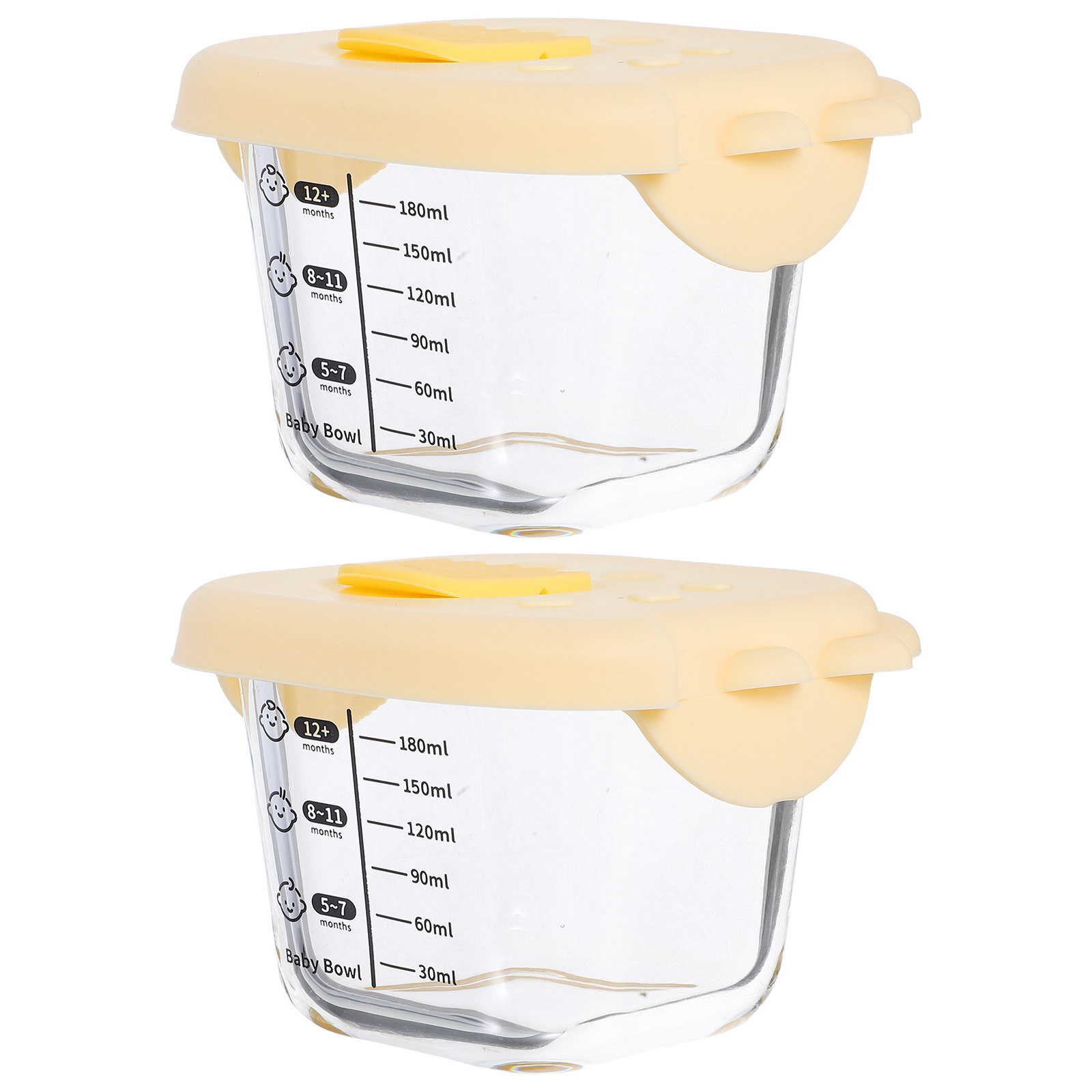 2Pcs Baby Food Storage Contain – Baby Food Containers Glass recenzja i cena