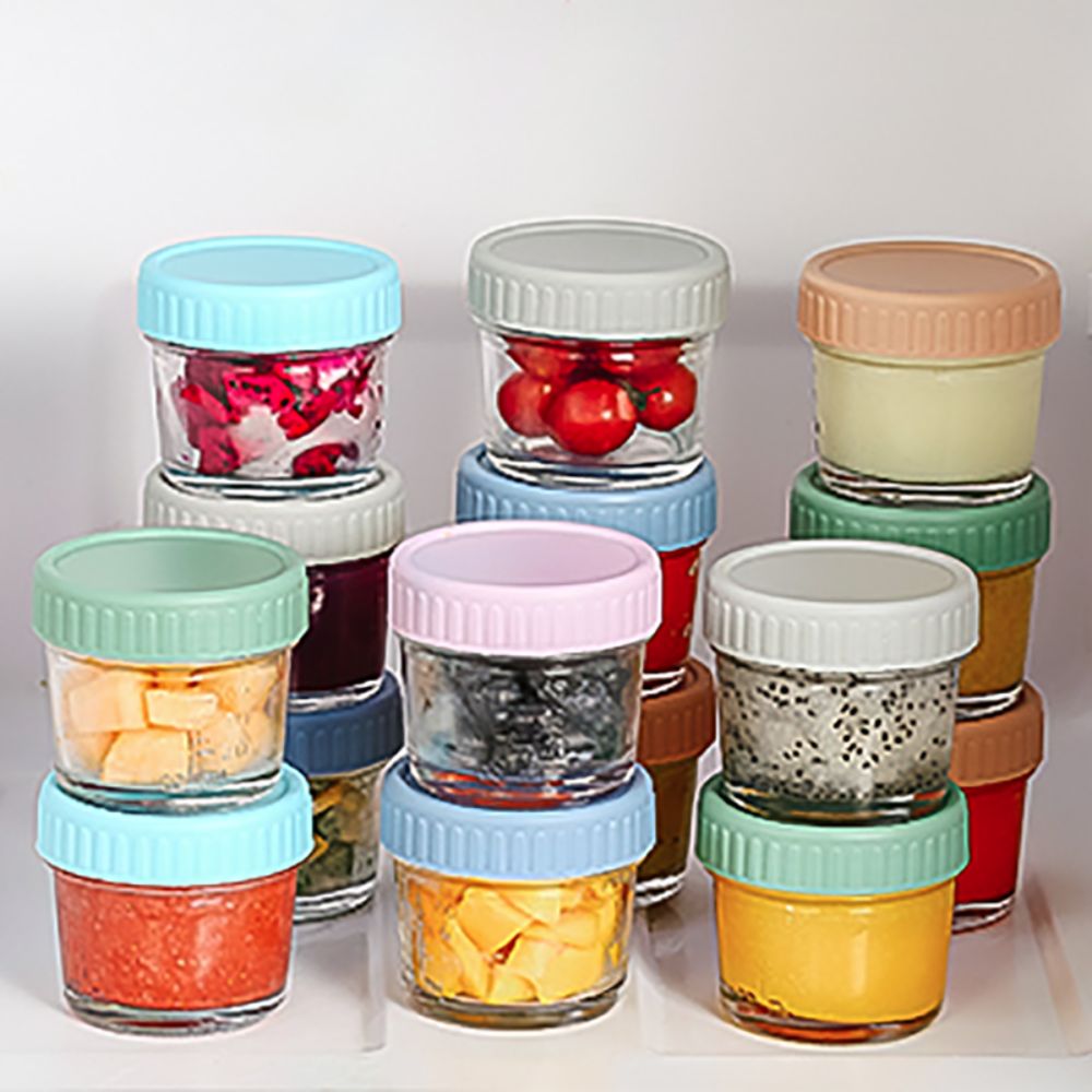 6pcs Glass Baby Food Jar Reusa – Baby Food Containers Glass recenzja i cena