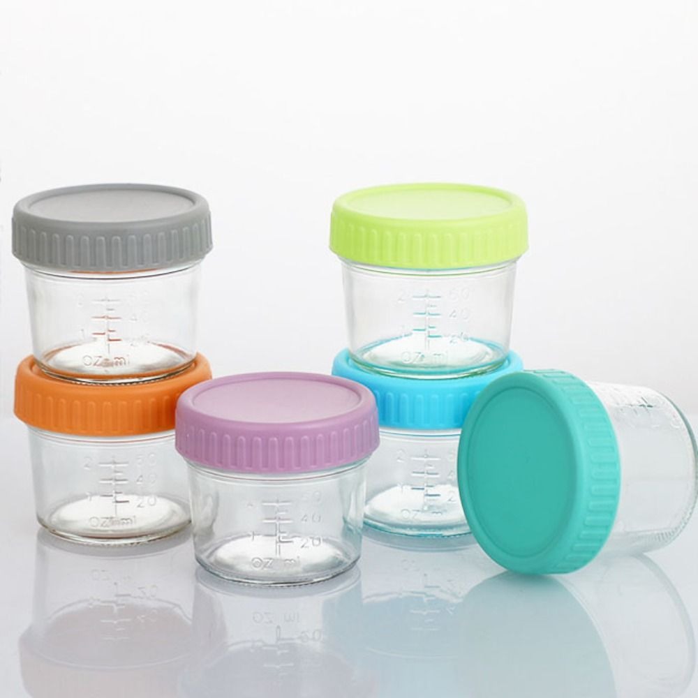 6pcs Glass Baby Food Jar Reusa – Baby Food Containers Glass recenzja i cena