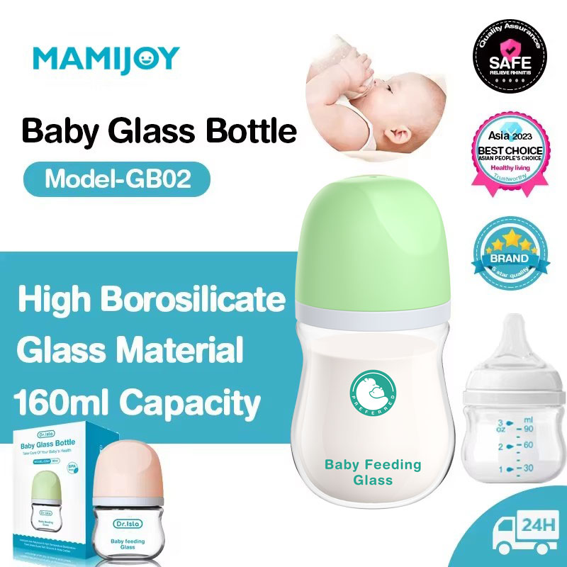 MAMIJOY Anti-Choke Baby Bottle – Baby Food Containers Glass recenzja i cena