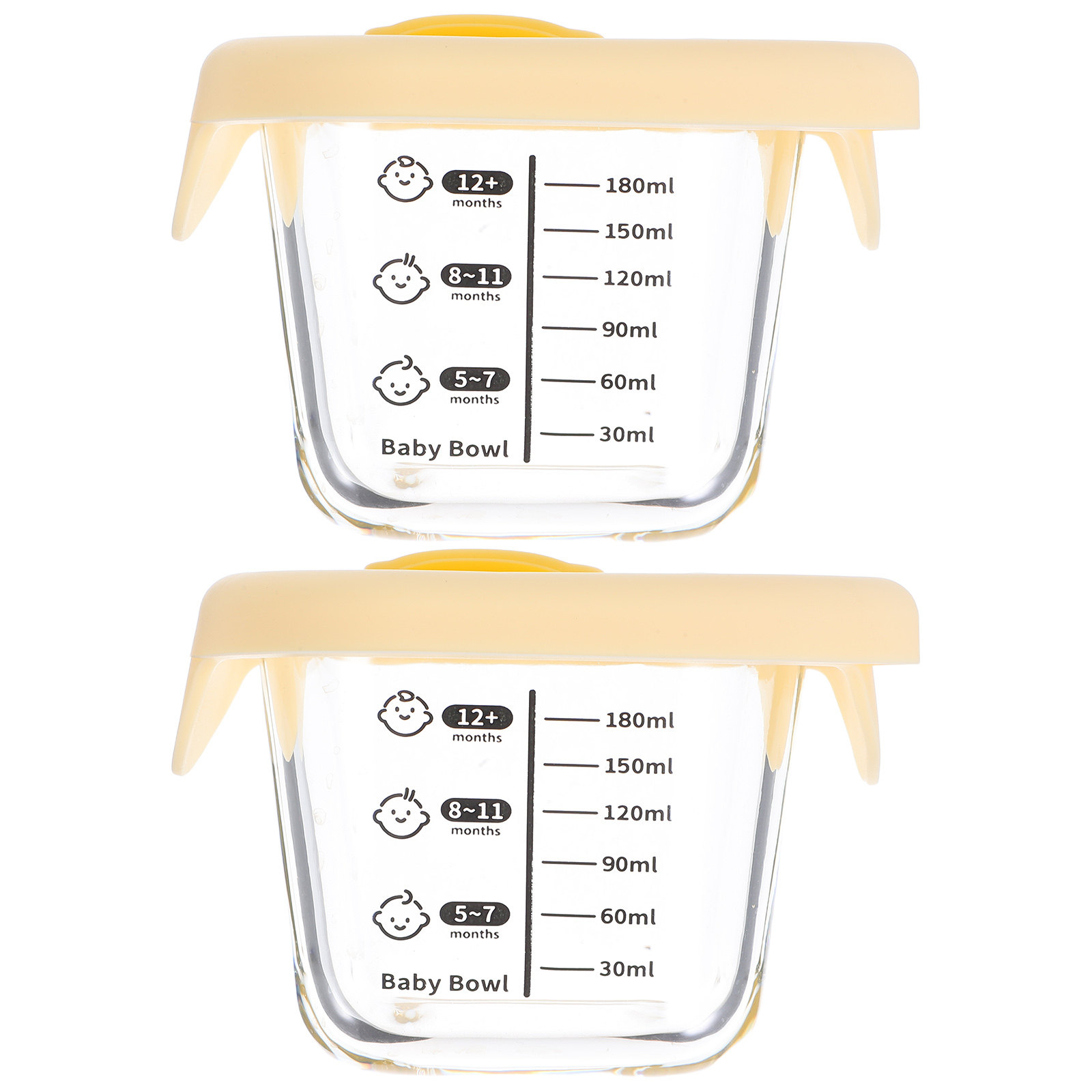 2Pcs Glass Baby Food Storage C – Baby Food Containers Glass recenzja i cena