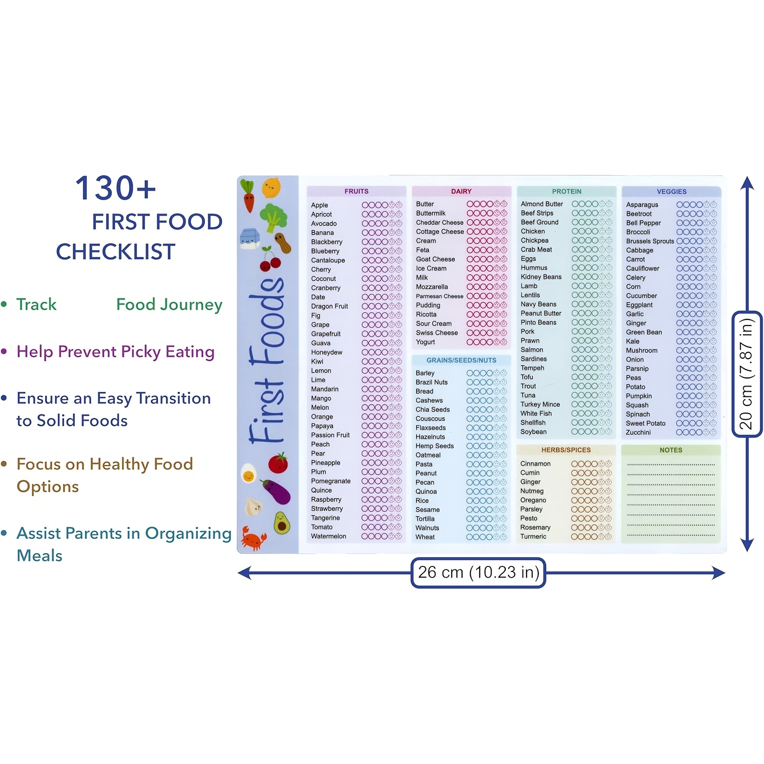 Baby First Foods Tracker, High – Baby Food Quality recenzja i cena