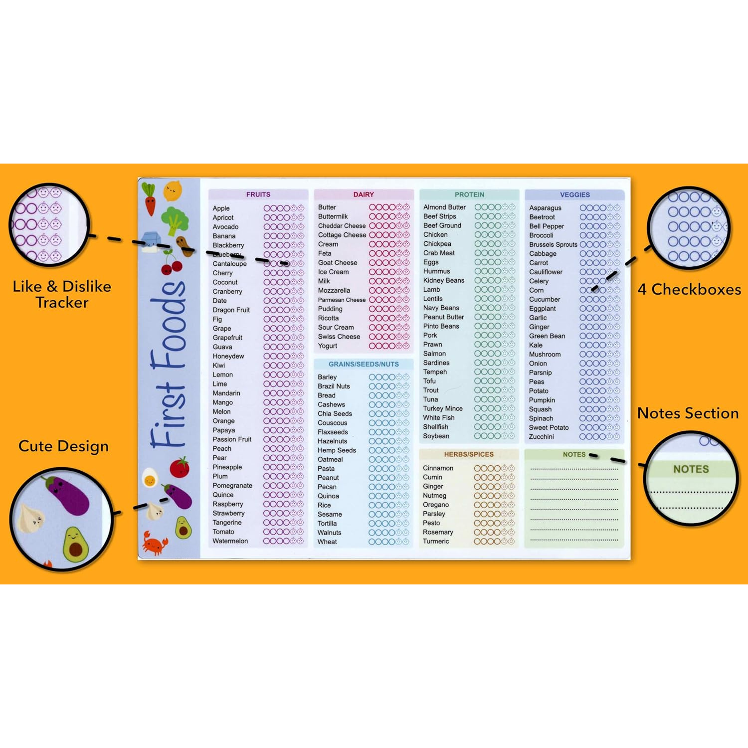 Baby First Foods Tracker, High – Baby Food Quality recenzja i cena