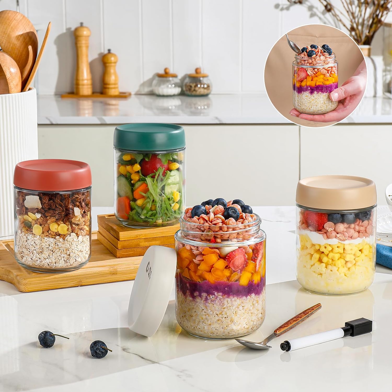 Glass Overnight Oats Container – Baby Food Containers Glass recenzja i cena