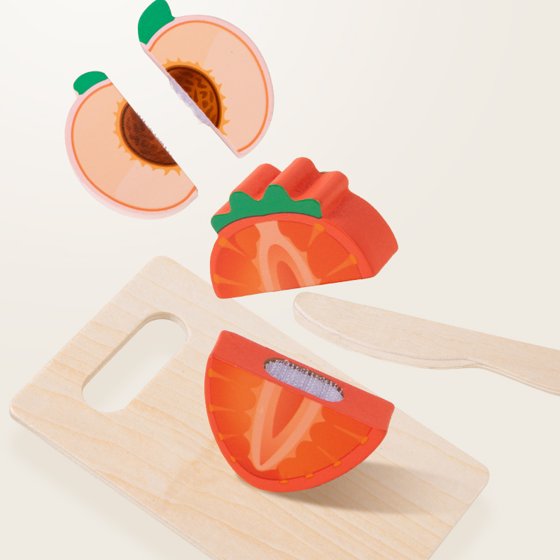 Wooden Kitchen Pretend Toy Sim – Baby Food Natural recenzja i cena