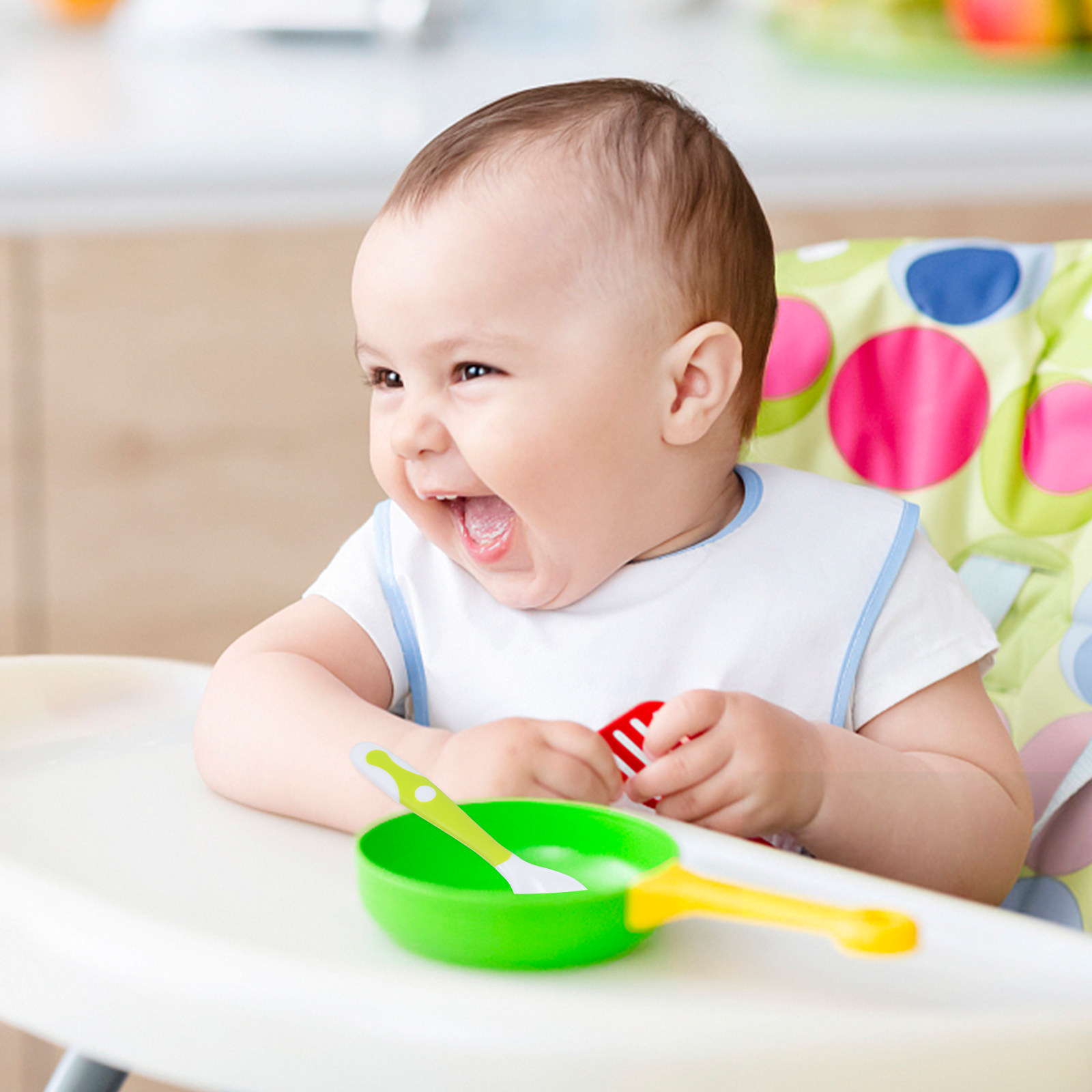 1Set Babies Learning Spoon For – Baby Food Quality recenzja i cena