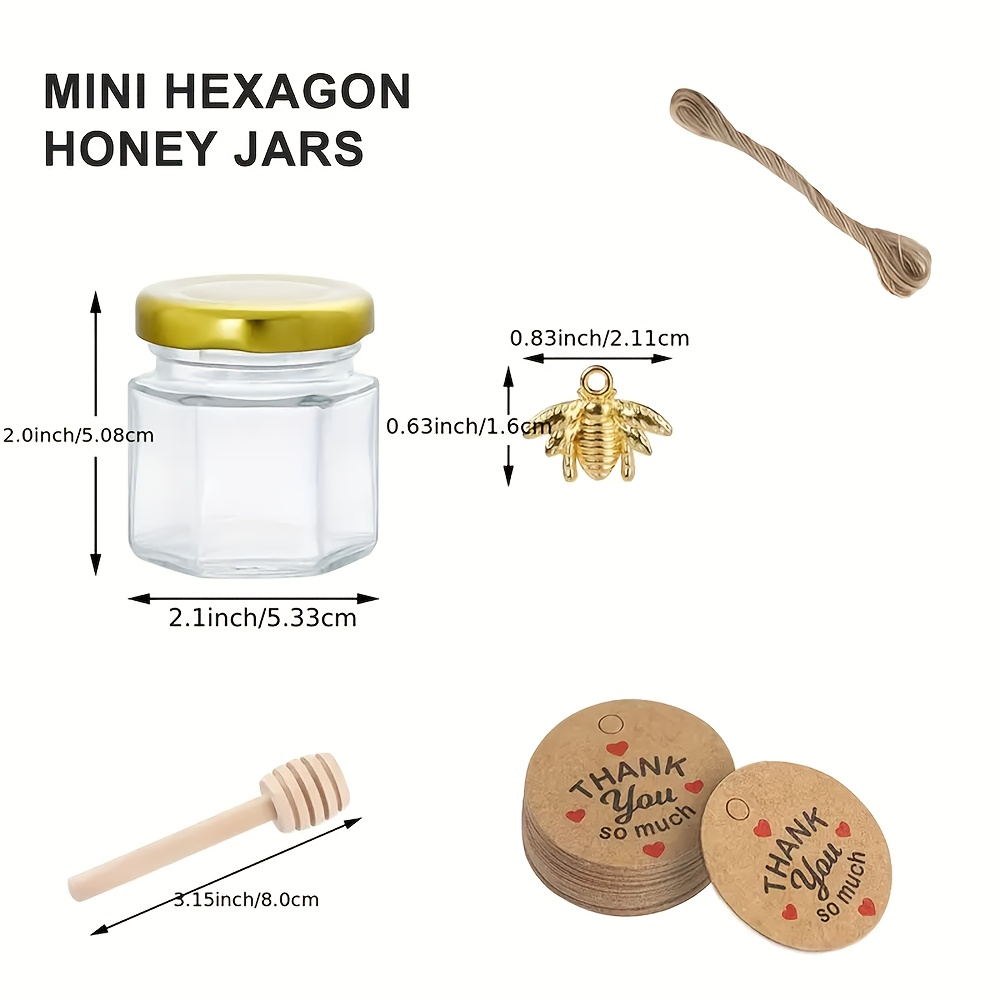 1.5oz, Hexagonal Mini Glass Ho – Baby Food Containers Glass recenzja i cena