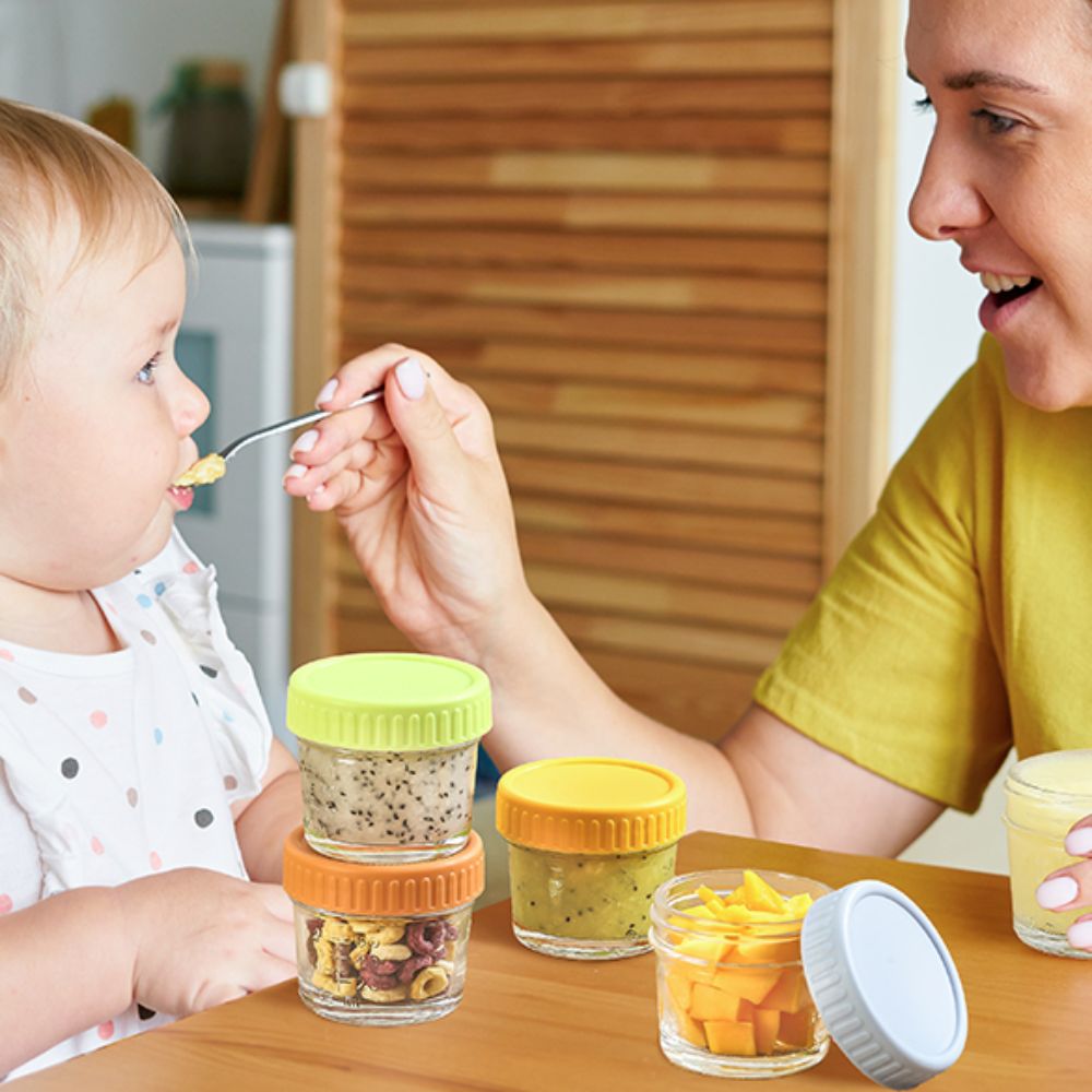 6pcs Multipurpose Glass Baby F – Baby Food Containers Glass recenzja i cena