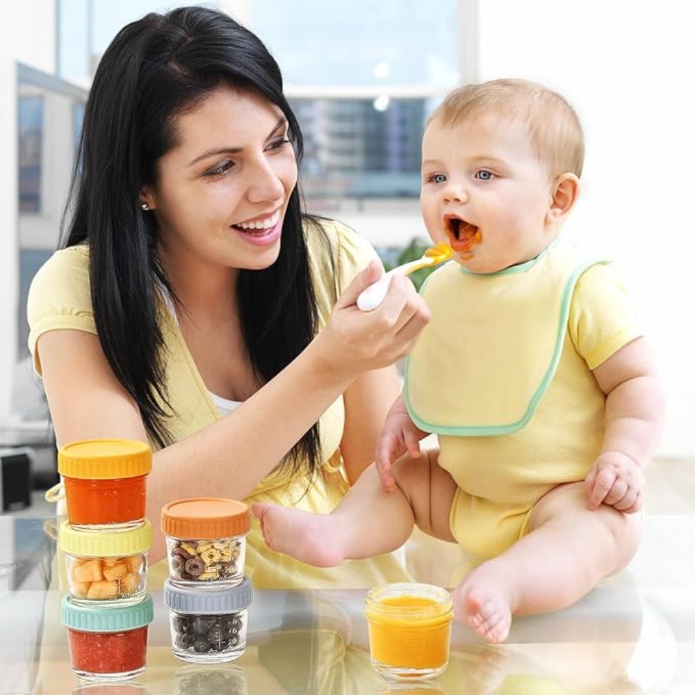 6pcs Multipurpose Glass Baby F – Baby Food Containers Glass recenzja i cena